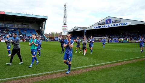 GALLERY: Images from the final game of the season at Brunton Park
